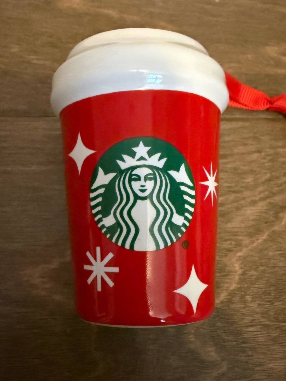 2022 Starbucks Festive Star Ornament